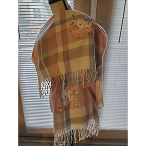 Plaid Hello Kitty Scarf 60x22
